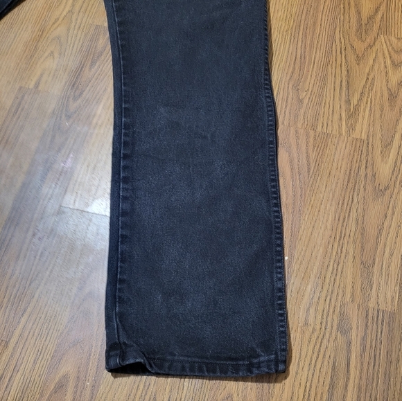 Wrangler 13MWZ Men’s 36x32 Black Vintage Thick Denim Western Jeans VTG USA D29 - Picture 3 of 8